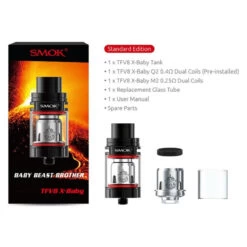 SMOK TFV8 X Baby Tank Free E Liquid Free Delivery -E-Smoke Shop 2ml SMOK TFV8 X Baby Beast Tank 600 x 600 30827.1579551917