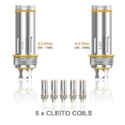 5 Pack Aspire Cleito Coil Heads 3 5 Pack Aspire Cleito Coil Heads -E-Smoke Shop 5 pack cleito coils 68115.1466281250