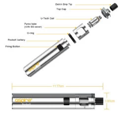 Aspire PockeX Pocket AIO Starter Kit -E-Smoke Shop Aspire PockeX View 37800.1476464359