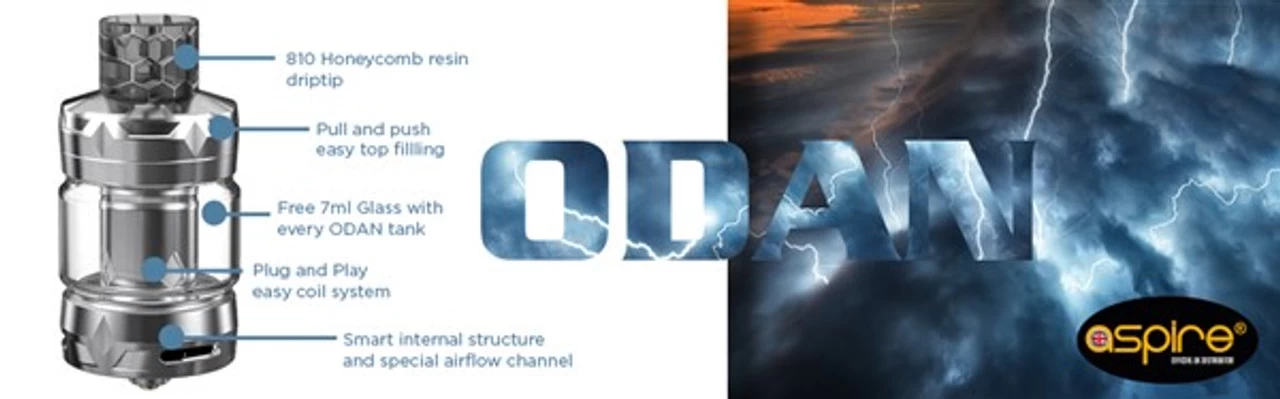 Aspire Odan Tank Free E Liquids Free Delivery 4 Aspire Odan Tank Free E Liquids Free Delivery - Image 4