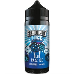 Blue Razz Ice E Liquid 100ml By Seriously Nice