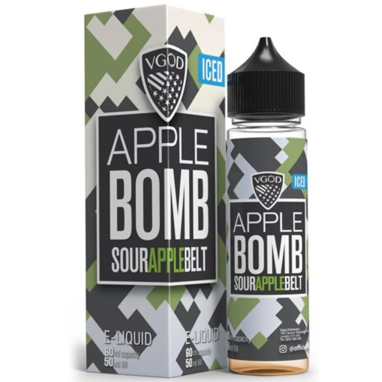 Iced Apple Bomb E Liquid 50ml By VGOD 1 Iced Apple Bomb E Liquid 50ml By VGOD