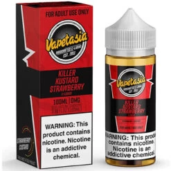 Killer Kustard Strawberry E Liquid 100ml By Vapetasia