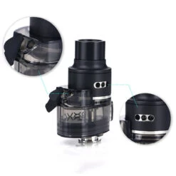 OXVA Origin X RDTA Pod Dual Coil RBA Tank -E-Smoke Shop Origin X RDTA Fill hole Airflow 49547.1600605085