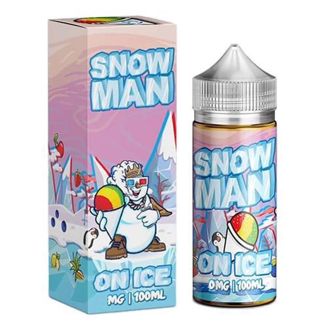 Snow Man On Ice E Liquid 100ml By Juice Man USA