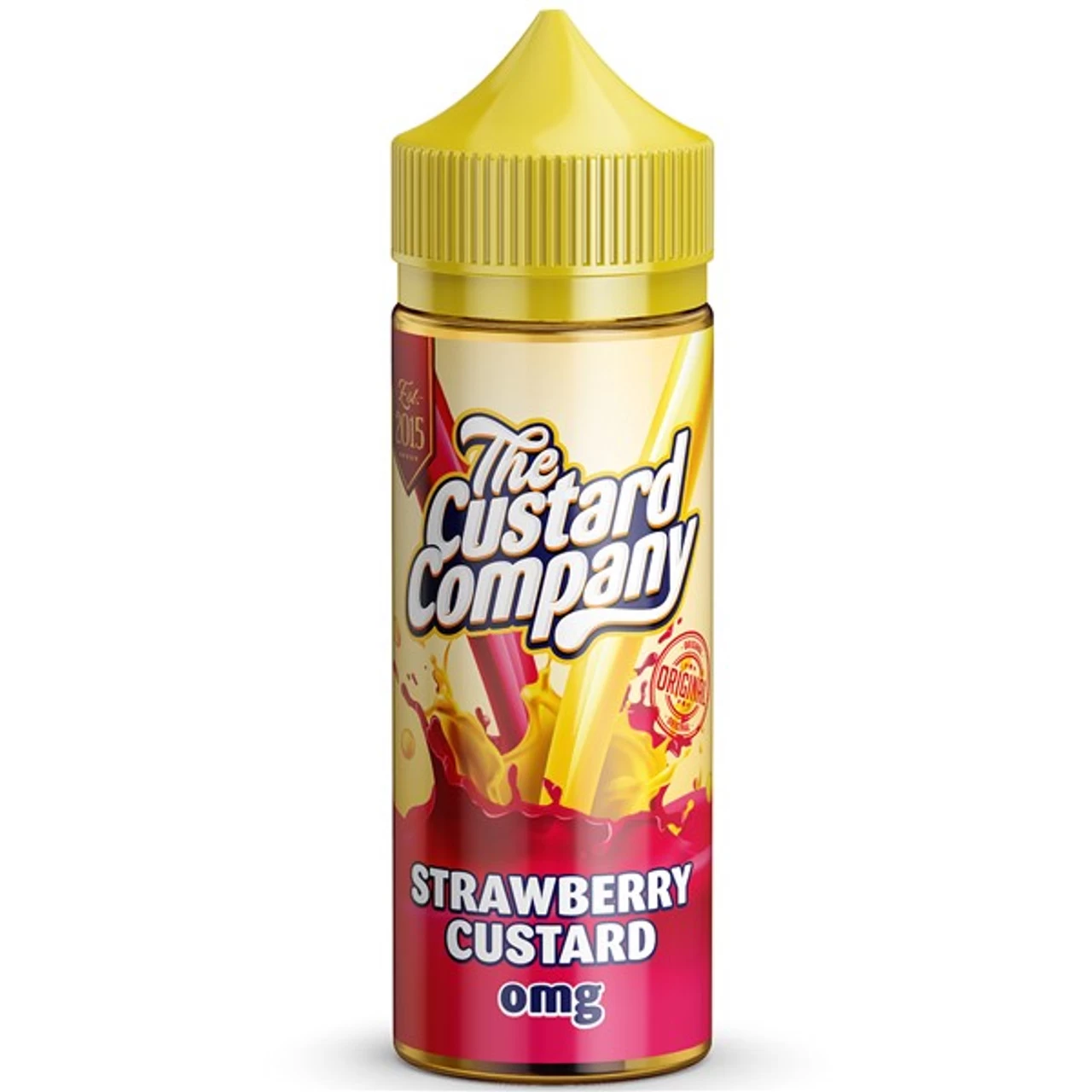 Strawberry Custard E Liquid 100ml By The Custard Company 1 Strawberry Custard E Liquid 100ml By The Custard Company