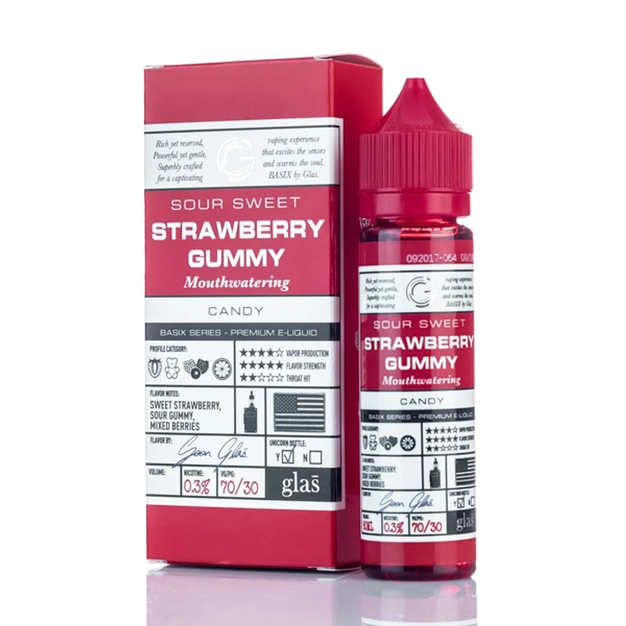 Strawberry Gummy E Liquid 50ml Shortfill By Glas Basix 1 Strawberry Gummy E Liquid 50ml Shortfill By Glas Basix