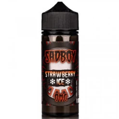 Strawberry Ice E Liquid 100ml Shortfill By Sadboy