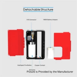 Vandy Vape Pulse BF Squonk Box Mod -E-Smoke Shop authentic vandy vape pulse bf squonk mechanical box mod black nylon abs 8ml 1 x 18650 20700 600 x 600 57282.1507933699